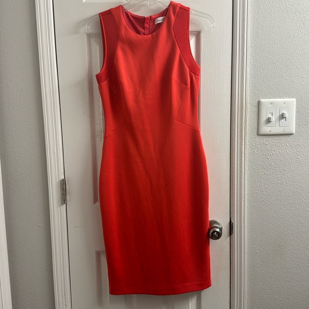 Calvin Klein Neon Pink Dress